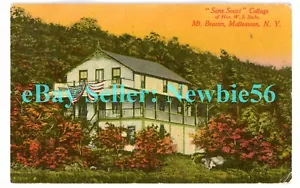 Beacon NY - SANS SOUCI COTTAGE ON MT BEACON - Postcard Mount/Matteawan - Picture 1 of 2