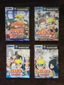 Nintendo Gamecube GC Naruto Gekitou Ninja Taisen 1 2 3 4 Giappone importazione Jp - Foto 1 di 8