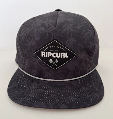 RIP CURL JACARANDA HOMBRE GORRA CARBÓN SOMBRERO GORRA AJUSTABLE Z4 NUEVO CON ETIQUETAS Foto 1 de 4
