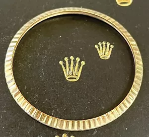 Rolex Datejust 36mm Yellow Gold Fluted Bezel Jubilee Oyster 3 Gram 1601 1603 - Picture 1 of 5