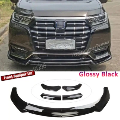 For Toyota C-HR YarisGloss Black Front Bumper Lip Chin Splitter Spoiler Body Kit - Image 1 of 4