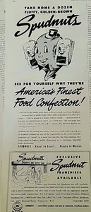 1952 Spudnuts Donuts and coffee shop franchise vintage ad - Picture 1 of 1