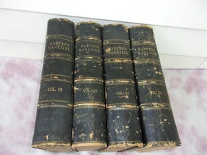 4 - Harper's Magazine Hardcover Book Lot 1882 Volume 62 - 65 - Picture 1 of 20