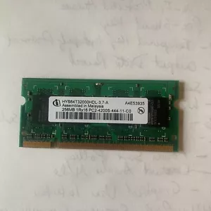 Hynix 256MB 1Rx16 PC2-4200S-444-11 Laptop Notebook Memory RAM Chip - Picture 1 of 2
