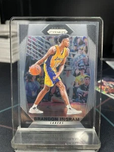 2017-18 Panini Prizm Prizm Brandon Ingram #284 Los Angles Lakers Base - Picture 1 of 2