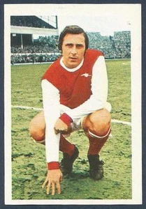FKS 1971/72 WONDERFUL WORLD OF SOCCER STARS- #010-ARSENAL-JOHN RADFORD - Picture 1 of 1