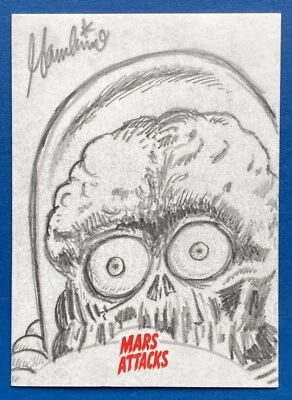 2013 MARS ATTACKS INVASION SKETCH by SAM GAMBINO - Image 1 of 2