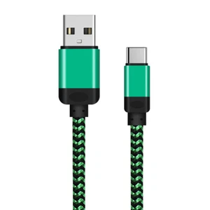 3 PACK 10ft Type C to USB-A Nylon Braided Fast Charger Cable Quick Charging Cord - Picture 1 of 13