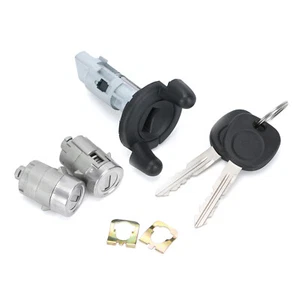 Ignition Key Switch Cylinder Kit w/ 2 Keys and Door Locks For GMC Chevy Escalade - Picture 1 of 13