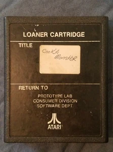 Cartucho Préstamo Raro Atari 2600 Prototipo COOKIE MONSTER MUNCH PROBADO - Imagen 1 de 4