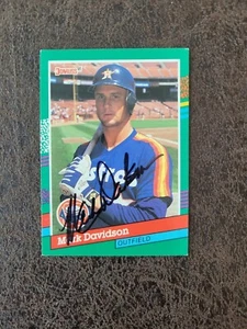 1991 Donruss Mark Davidson #540 - Houston Astros - Autographed! - Picture 1 of 2