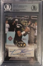 RC Mint Tua Tagovailoa Autograph 2017 Leaf U.S. Army All-American Bowl Tour #93 