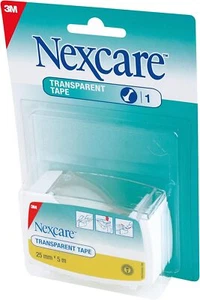 Nexcare 5 m x 25 mm Transparent Tape - Pack of 1 - Picture 1 of 2