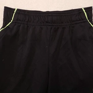 Reebok Athletic Running Shorts Toddler Boys Size 4T Black Green - Picture 1 of 9