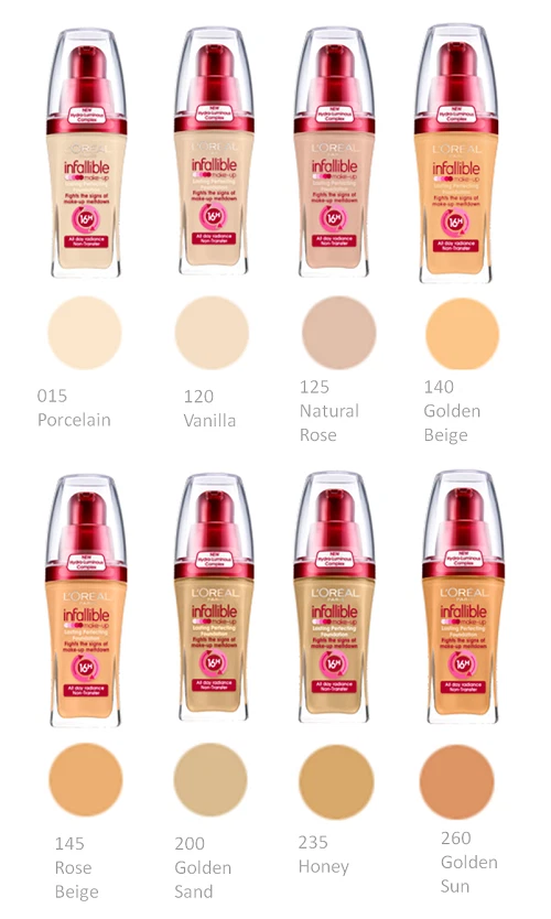 L Oreal 1 fond de Teint Infaillible 120 Vanille Vanilla valeur 20