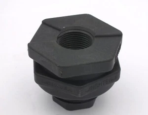 Banjo de montaje de tanque de mampara TF075 3/4" NPT polipropileno roscado - Imagen 1 de 4