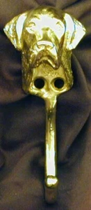 CHESAPEAKE BAY RETRIEVER CHESSIE J Hook, Robe Hook, Coat Hook, Leash Hook Bronze - Picture 1 of 2