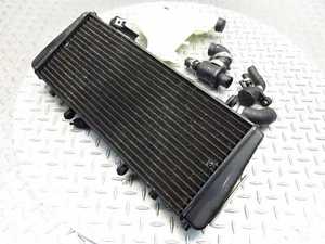 2007 06-09 Aprilia Tuono 1000 Radiator Assembly Lot Fan Reservoir Pipe OEM - Picture 1 of 12