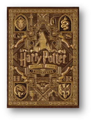 Harry Potter Playing Cards YELLOW Spielkarten Poker Cardistry  - Bild 1 von 4