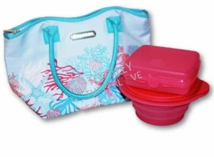 Juego de almuerzo Tupperware bolsa aislada, tazón y sándwich guardián tesoros del mar - Imagen 1 de 2
