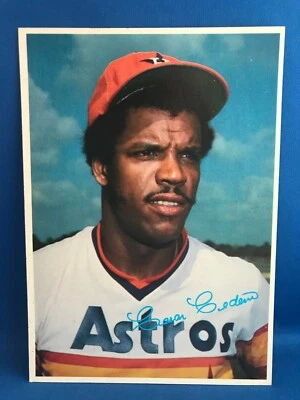 Cesar Cedano 1980 Topps Super #56 Jumbo 5" x 7" Card Houston Astros - Image 1 of 2