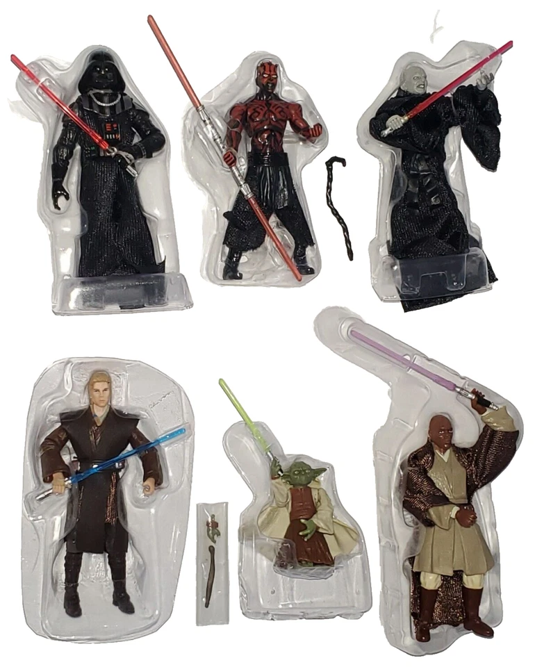 Star Wars JEDI vs SITH 3.75" Figure LOT of 6 Order 66 Blu-ray Commemorative - Image 1 of 4