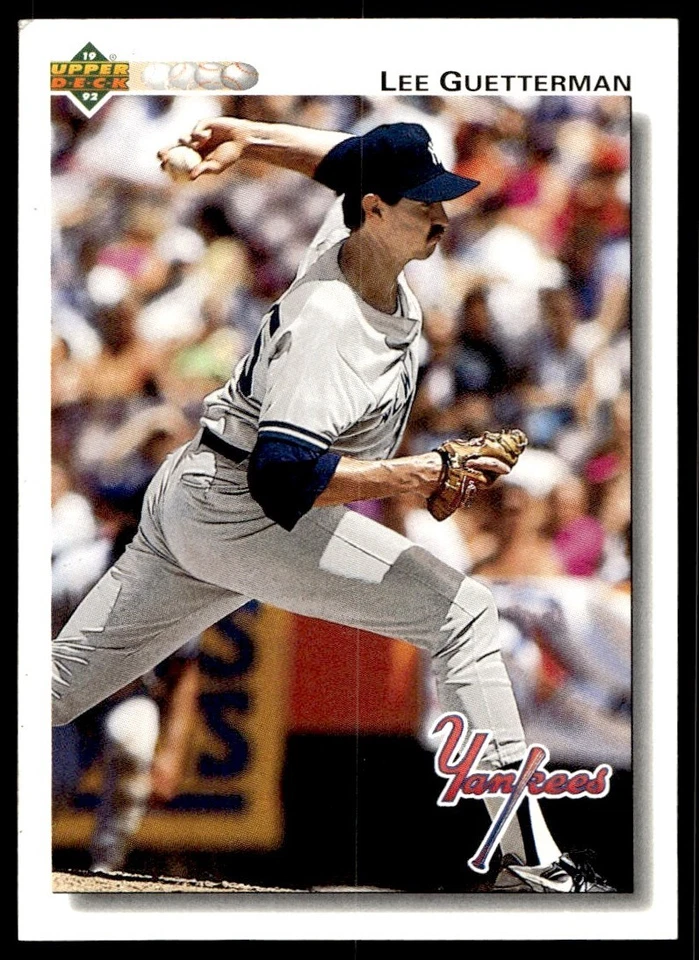 1992 Upper Deck Lee Guetterman New York Yankees #610 - Image 1 of 2