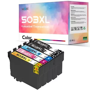 5er Set Patronen für Epson 503 XL kein Original Epson WF2960 2965 XP5200 5205 - Bild 1 von 8