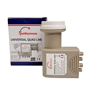 Universal Quad LNB FTA Linear HD Ready KU Band LNBF 4 Port Satellite TV Receiver - Afbeelding 1 van 9