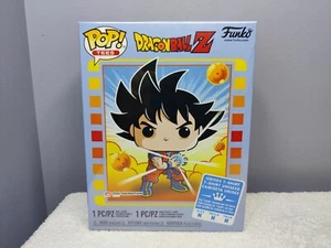 Funko Pop & Tee Dragon Ball Z Goku (Viento) Gamestop Exclusivo (M) Sellado - Imagen 1 de 6