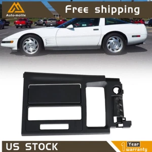 Black Automatic Plate Console Panel 10265546 For Chevrolet Corvette 1994-1996 - Picture 1 of 10