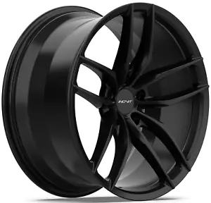 19" Inch Holden Commodore VF VE VY BMW Inovit Vector Wheels Black Staggered Size - Picture 1 of 12