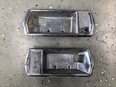 1971 - 1973 Buick Riviera Boat Tail Door Handle Bezels Donk 1972 71 72 73 Rivy - Image 1 of 4