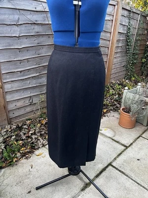 Vintage Windsmoor Fitted Wool Blend Midi Pencil Skirt - Image 1 of 4
