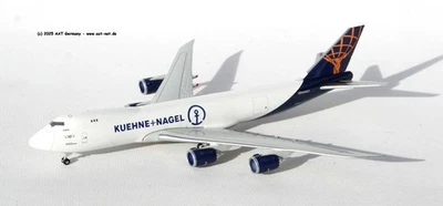 Herpa Wings 1:500 - 537506 - Boeing 747-8F Atlas Air (Kuehne + chiodo) NUOVO & IMBALLO ORIGINALE - Immagine 1 di 3