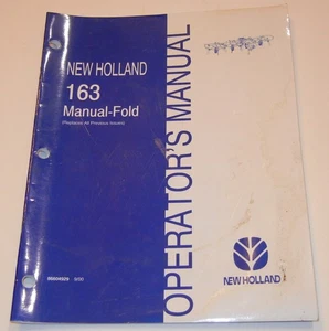 New Holland 163 Manual-Fold Heuwender Original OEM Service, Bedienungsanleitung - Bild 1 von 2