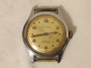 Vintage Mens Orvin Automatic Military 1940’s Wristwatch Runs 17 Jewels Bumper - Picture 1 of 4