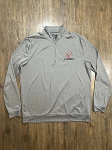 Sudadera Johnnie-O Para Hombres Grande Gris Flex Rendimiento Cuarto Cremallera 1/4 Golf Top - Imagen 1 de 11