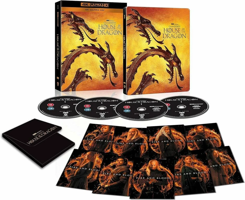 House Of The Dragon Season 1 Limited Edition Steelbook 4K Ultra HD - Image 1 of 1