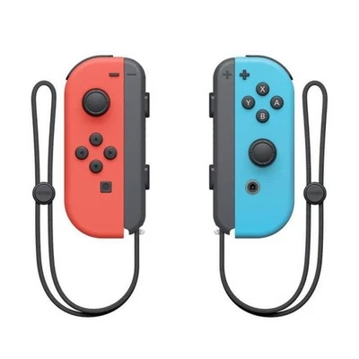 Manettes Joy-Con Bleu Néon / Rouge Néon pour Console Switch - Photo 1/4