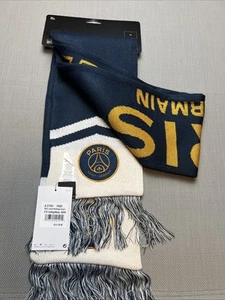 Nike Soccer Scarf Adult Paris Saint German Football Navy Blue - Picture 1 of 3