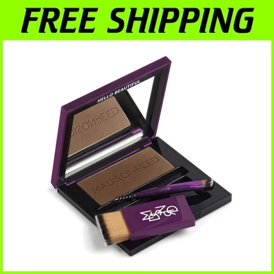 Polvo de cobertura gris instantánea compacto, marrón terra Foto 1 de 4