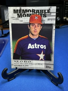 2017 Topps Memorable Moments Nolan Ryan #MM-15 HOF - Bild 1 von 10