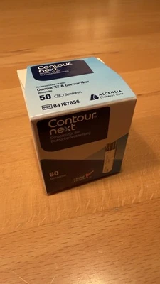 CONTOUR next Sensoren Blutzucker Teststreifen 50 Stück 1 x 50 NEU - Bild 1 von 2