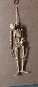 Scheletro da appendere decorazione Halloween vintage giunti sciolti 9,5'' anni 90 - Foto 1 di 8