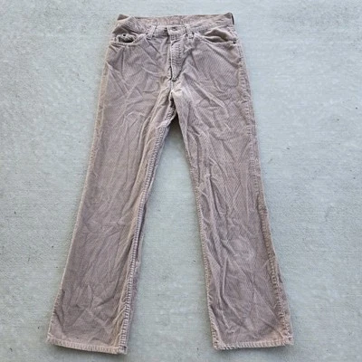 Pantalones Levi’s Corte Bota Pana Vintage Años 80 Talla 33x32 Beige Blanco Pestaña 517-1523 Foto 1 de 4