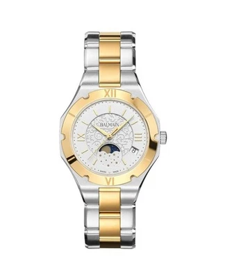 BALMAIN 女士模拟石英休闲手表经典礼服白色表盘防水轮盘 — 第 1/4 张图片