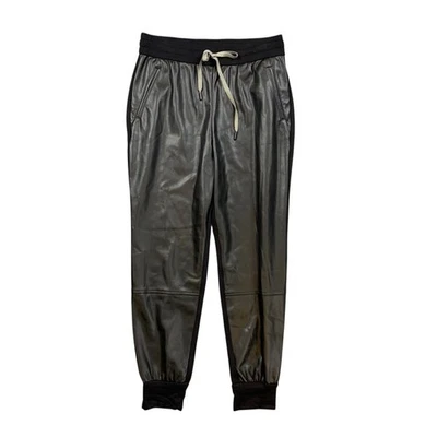 Calça Bailey 44 Joggers Feminina M Média Preta Logan Vegan Painéis de Couro Sintético - Imagem 1 de 4