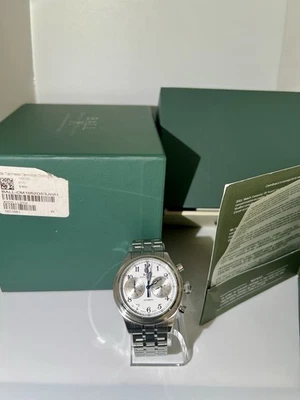 Cronógrafo Ball Trainmaster Cannonball CM1052D automático 43 mm esfera blanca completo Foto 1 de 4