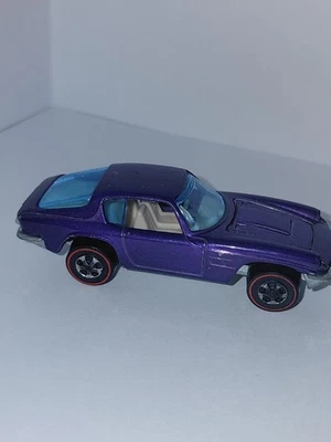 Interior Hot Wheels Redline Maserati Mistral 1969 azul gris - Hecho en Hong Kong Foto 1 de 4